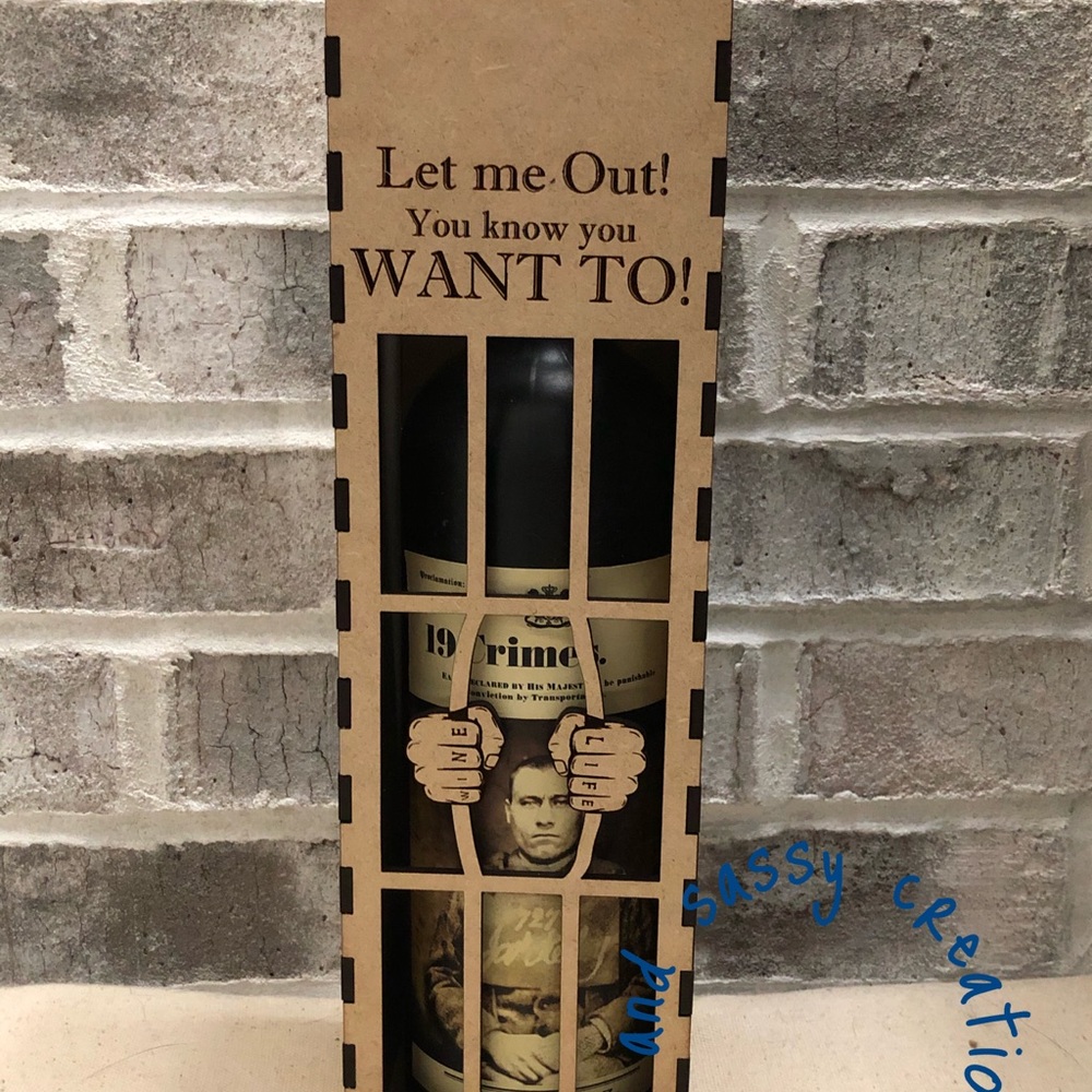 Wooden wine box